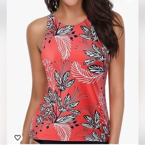 Holipick Nature Theme Tankini Swimsuit Top S